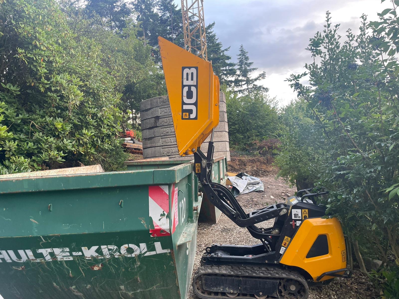 Dumper JCB HTD-5 kostengünstig und flexibel mieten - T. Bastian in Wermelskirchen